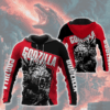 Godzilla Fans Godzilla All Over Print Hoodie