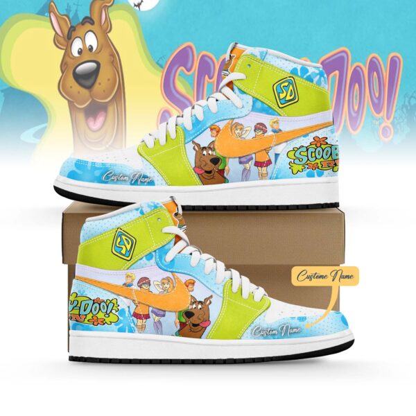 Scooby-Doo x Christmas AJ1 High Sneakers Shoes For Men And Women-THK117787