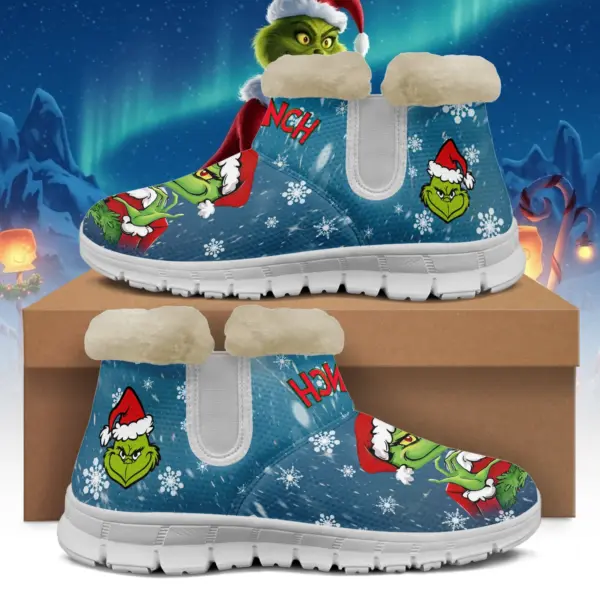 The Grinch Christmas Snow Boots Shoes