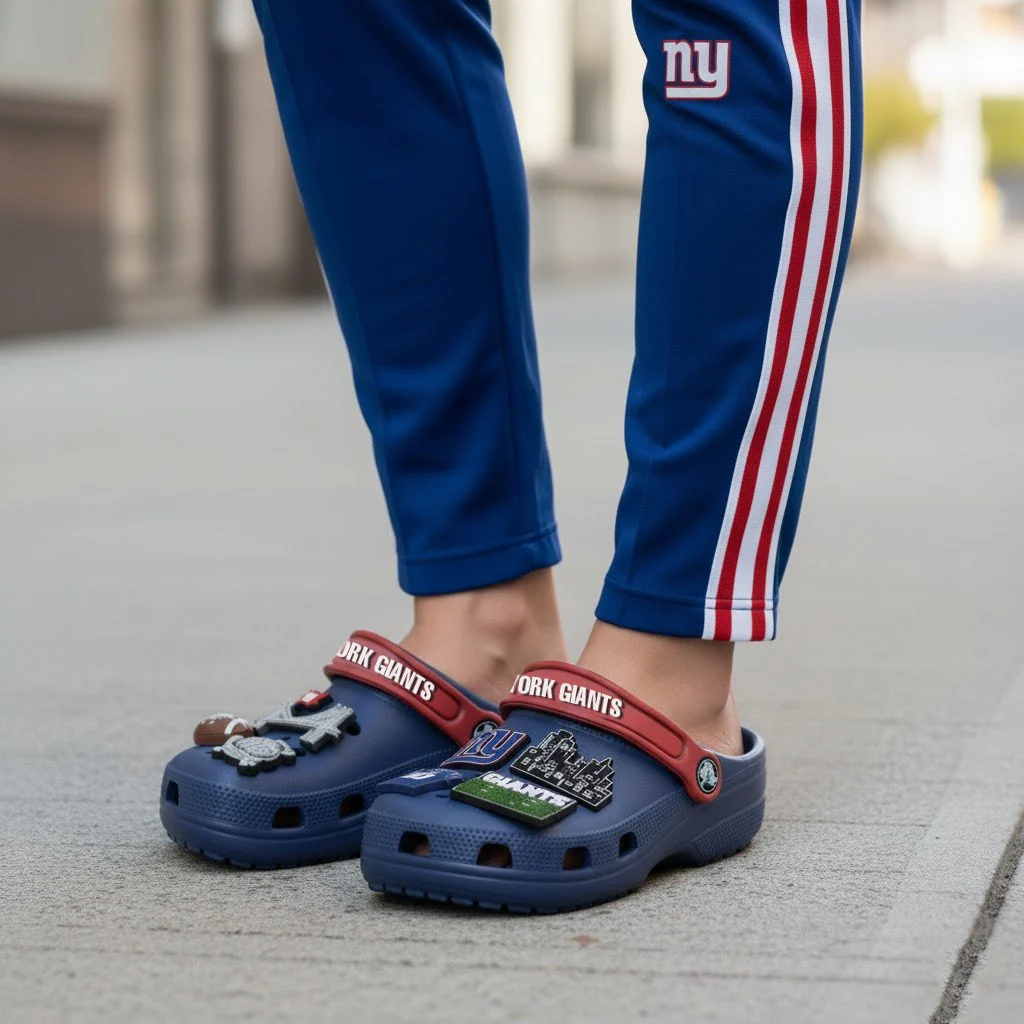 NEW YORK GIANTS PREMIUM Crocs Clogs Shoes - Image 3