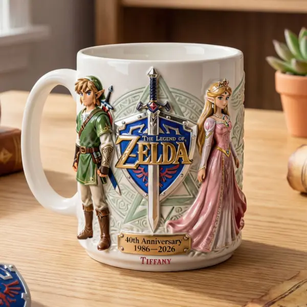 Celebrating 40 Years Of Love Coffee Mug - Personalized Anniversary Gift