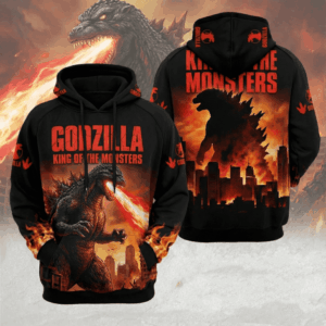 Alternative view of Godzilla King Of Monsters 3D T-Shirt-THK119361