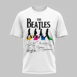 Alternative view of The Beatles 65th Anniversary 3D Shirt