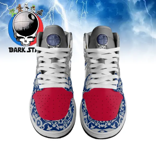 Alternative view of Star Wars x Grateful Dead x Christmas AJ1 High Sneakers Shoes For Men And Women