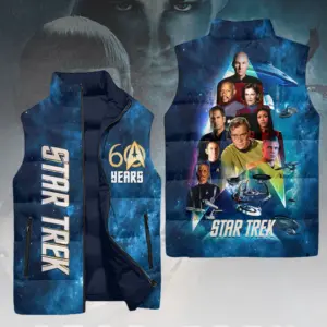Star Trek 60th Anniversary 3D Sleeveless Down Jacket-THK121027