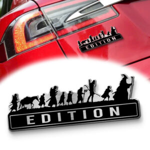 LOTR Edition Laser Engraved Car Name Badge