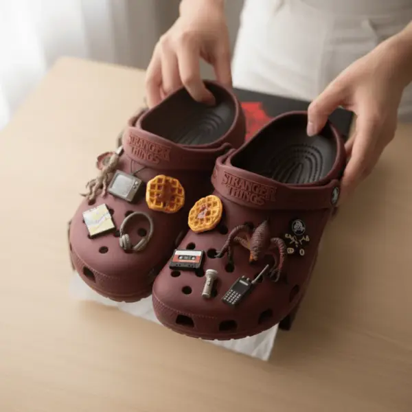 Alternative view of Stranger Things PREMIUM Crocs Clogs Shoes