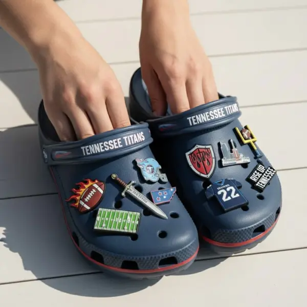 Alternative view of TENNESSEE TITANS PREMIUM Crocs Clogs Shoes