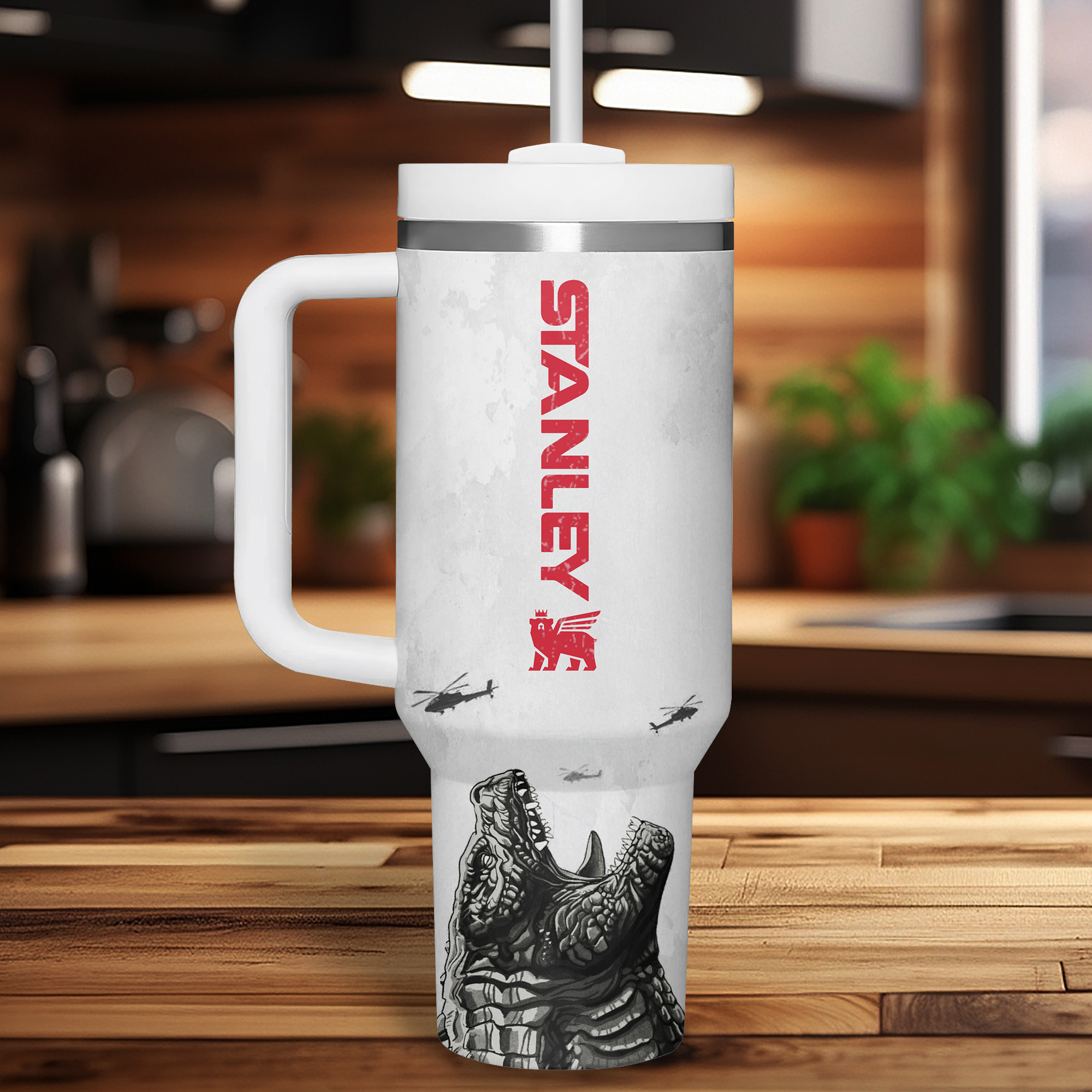 Personalized Godzilla 40oz Stanley Tumbler - Image 3