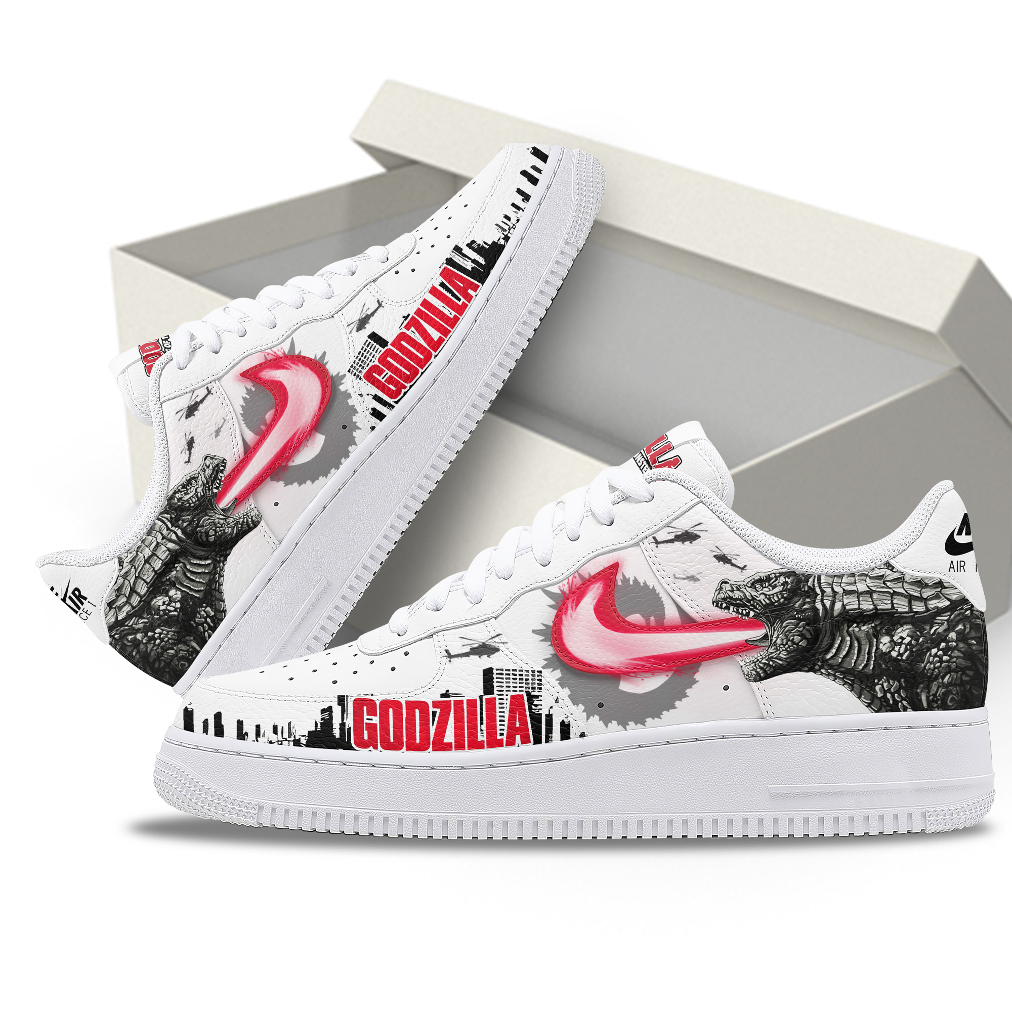 Godzilla Air Low-Top Sneakers Shoes - Image 2