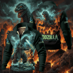 Godzilla Thick Knit Fleece Jacket - THK119613