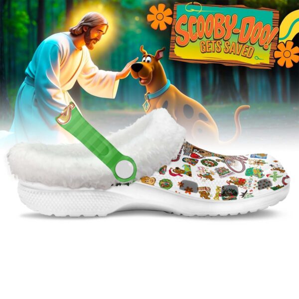 Alternative view of Scooby-Doo x Christmas Fleece Crocs Crocband Clogs Shoes Comfortable For Men Women and Kids