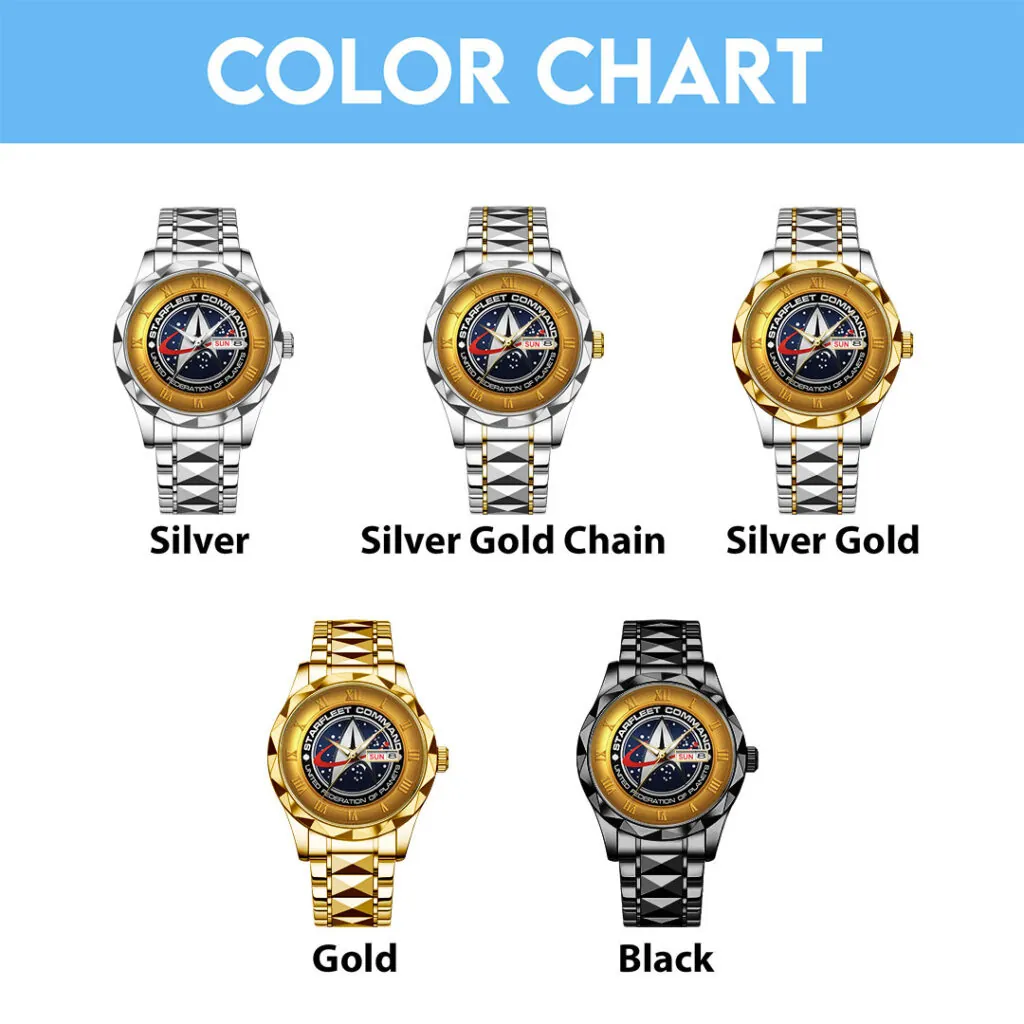 Star Trek Alloy Luxury Quartz Watch -THK119331 - Image 4