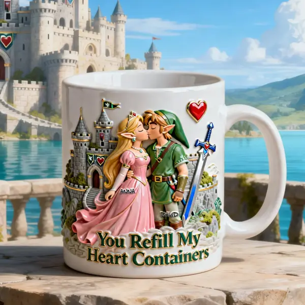 Fantasy Adventure Couple Coffee Mug - Personalized Gifr For Couples