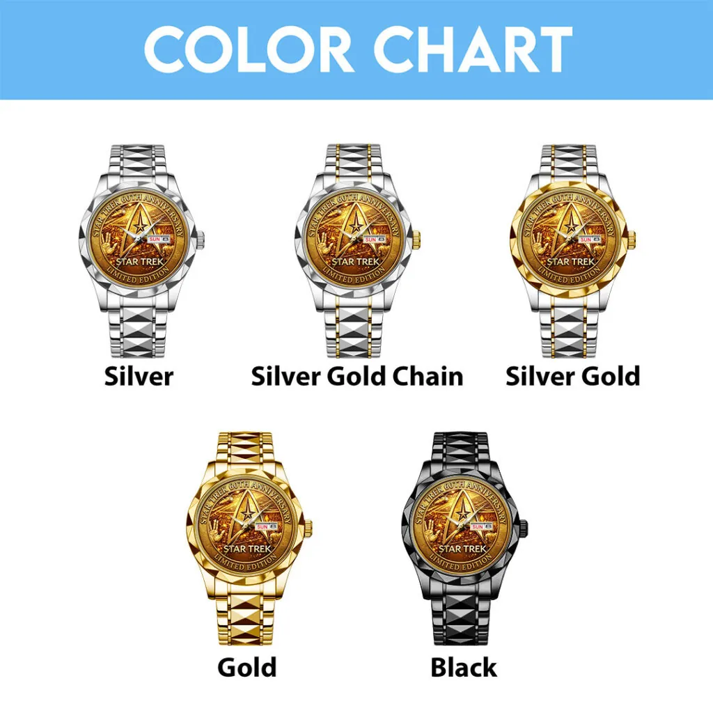 Star Trek Alloy Luxury Quartz Watch -THK124422 - Image 5