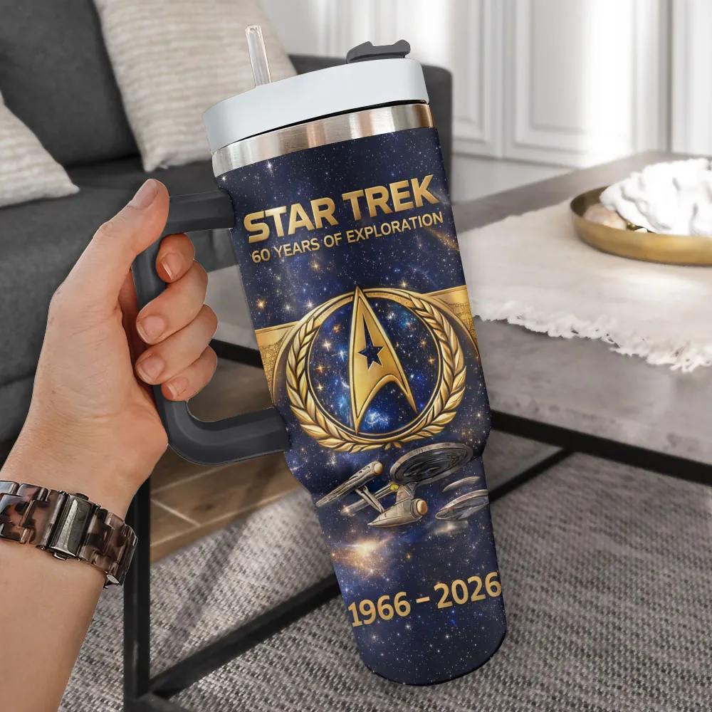 Personalized Star Trek 60th Anniversary 40oz Stanley Tumbler-THK124301 - Image 3