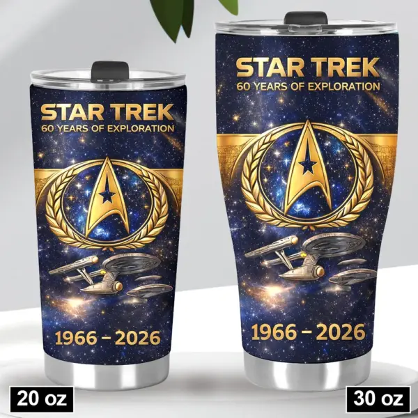 Alternative view of Star Trek 60th Anniversary Tumbler Cup - THK1124296