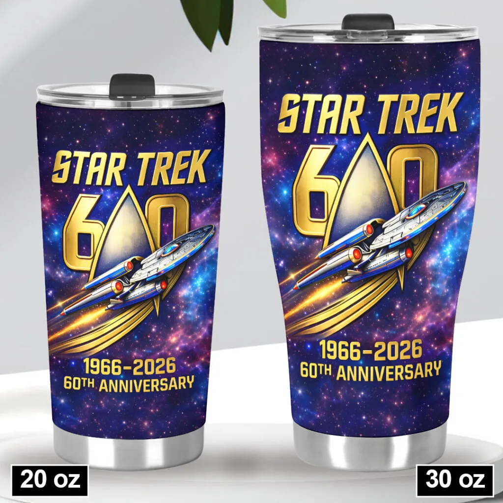 Star Trek 60th Anniversary Tumbler Cup - THK124473 - Image 2