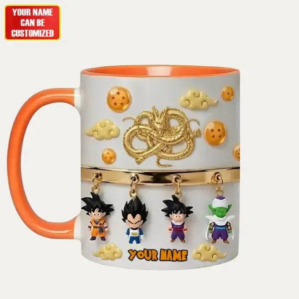 Alternative view of Dragon Warriors Collection - Personalized Seven Balls Mug