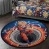 Strong Dragon - Personalized Seven Balls Round Rug