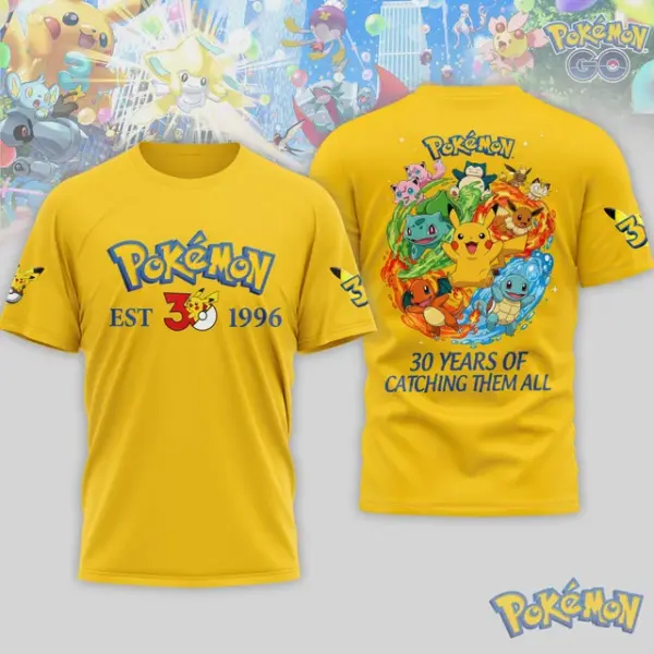 Alternative view of Premium Pokemon 3D Shirt