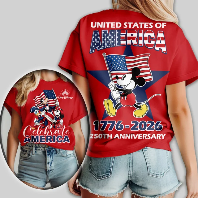 Premium Mickey 250 Years Of America 3D Apparel - THK125351 - Image 4
