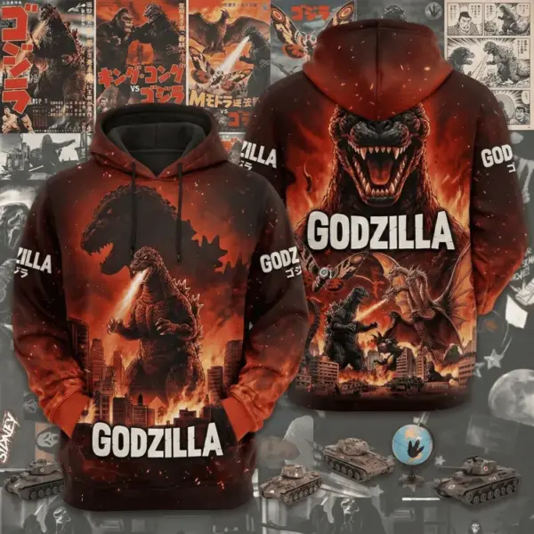 Alternative view of Godzilla 3D Apparel - THK124945