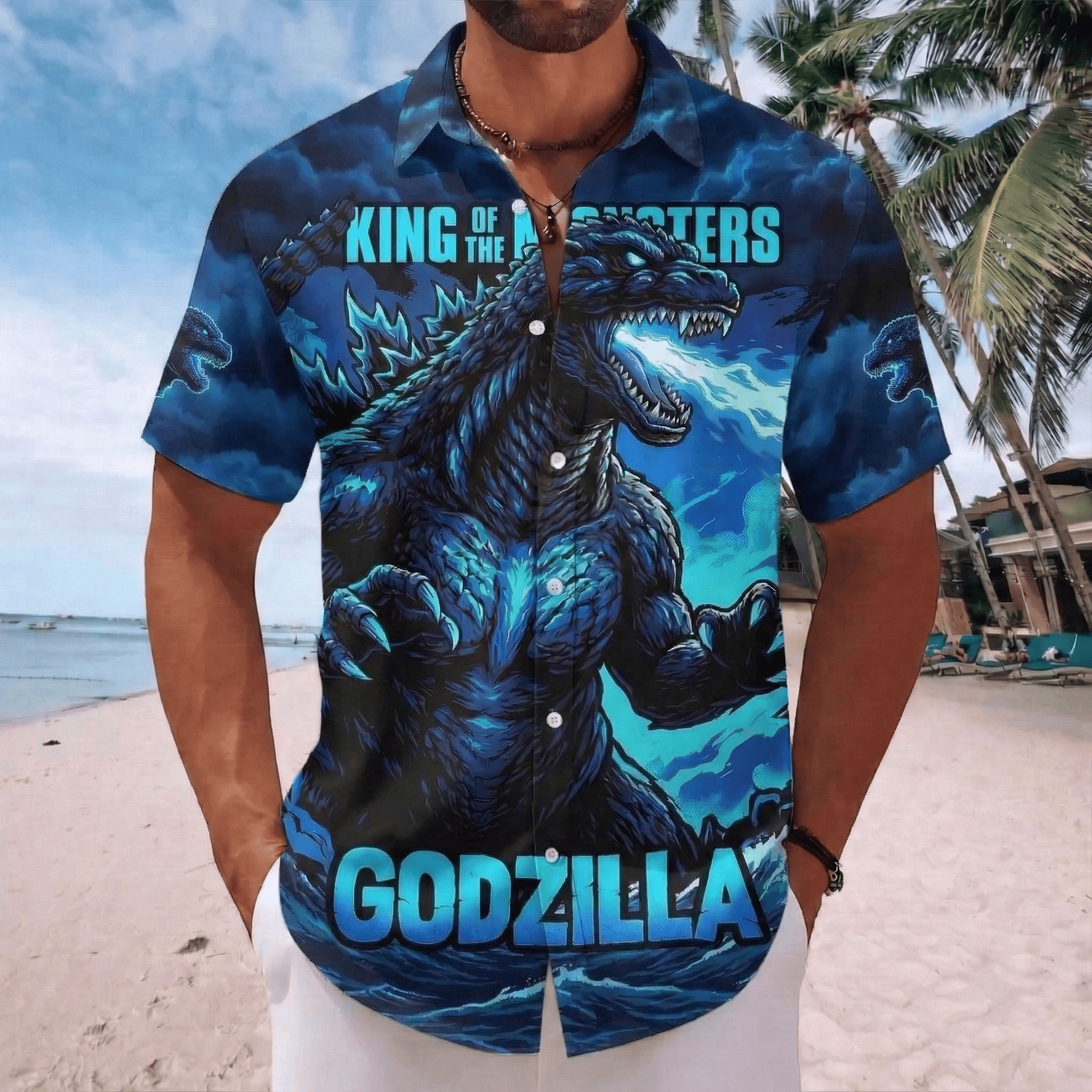 Godzilla Hawaiian Shirt -THK125021