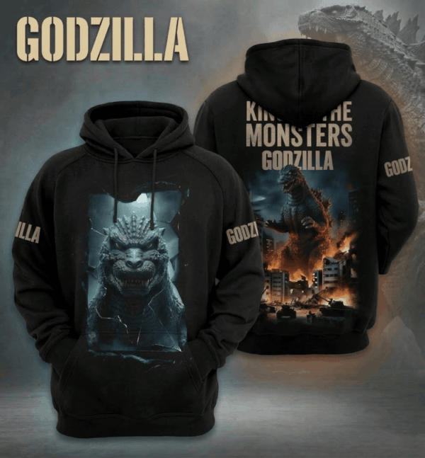 Alternative view of Godzilla 3D Apparel -THK125075
