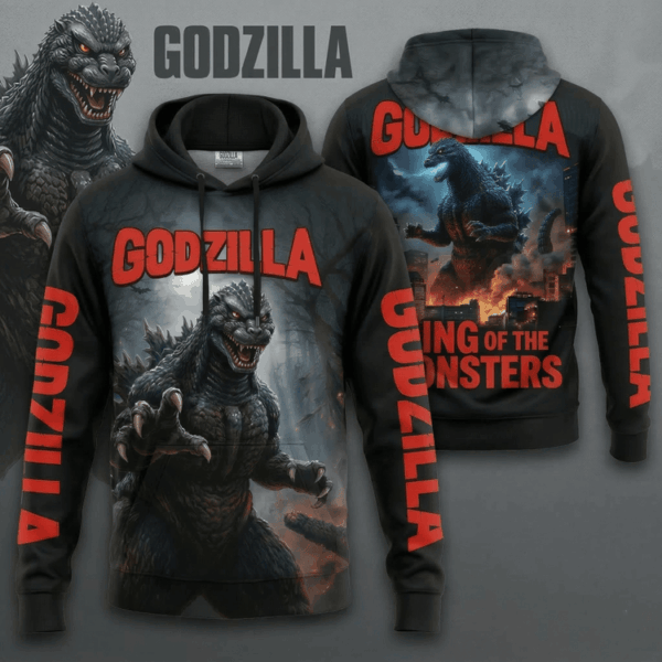 Alternative view of Godzilla 3D Apparel -THK125076