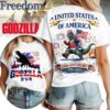 Premium Godzilla 250 Years Of America 3D Apparel - THK125178