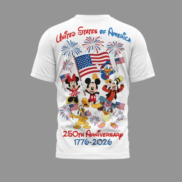 Alternative view of Premium Mickey 250 Years Of America 3D Apparel