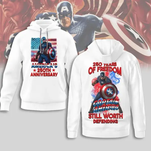 Alternative view of Premium Captain America 250 Years Of America 3D Apparel
