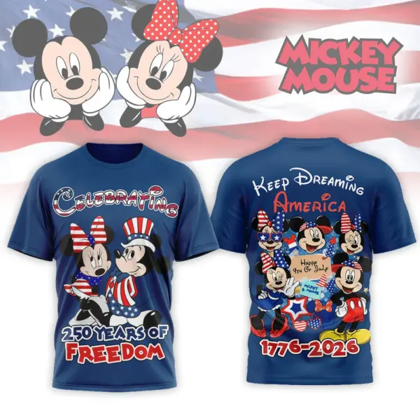 Alternative view of Premium Mickey 250 Years Of America 3D Apparel - THK125302