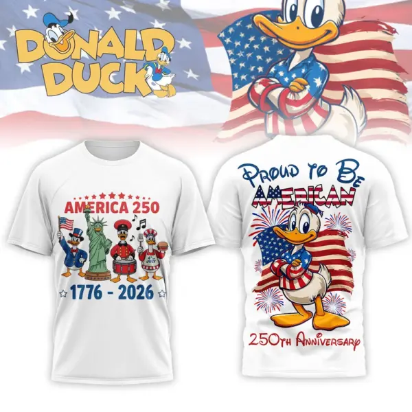 Premium Donald Duck 250 Years Of America 3D Apparel