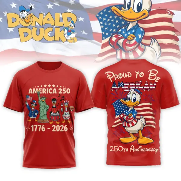 Alternative view of Premium Donald Duck 250 Years Of America 3D Apparel