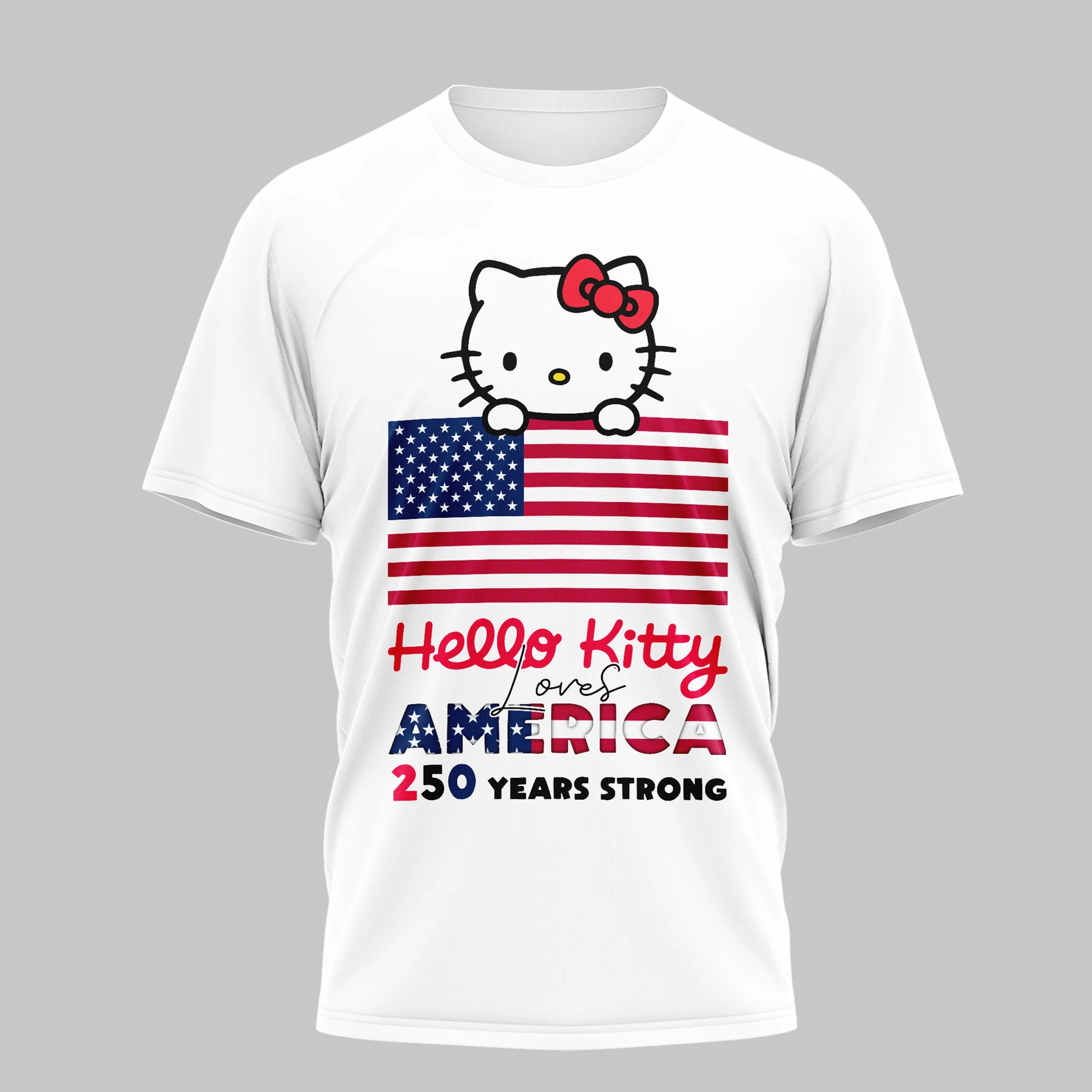 Premium Hello Kitty 250 Years Of America 3D Apparel - Image 2