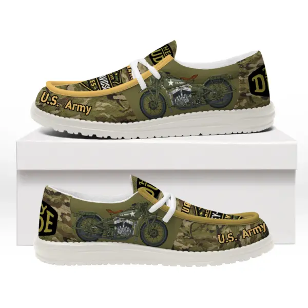 Alternative view of Personalized Harley Davidson Hey Dude Shoes