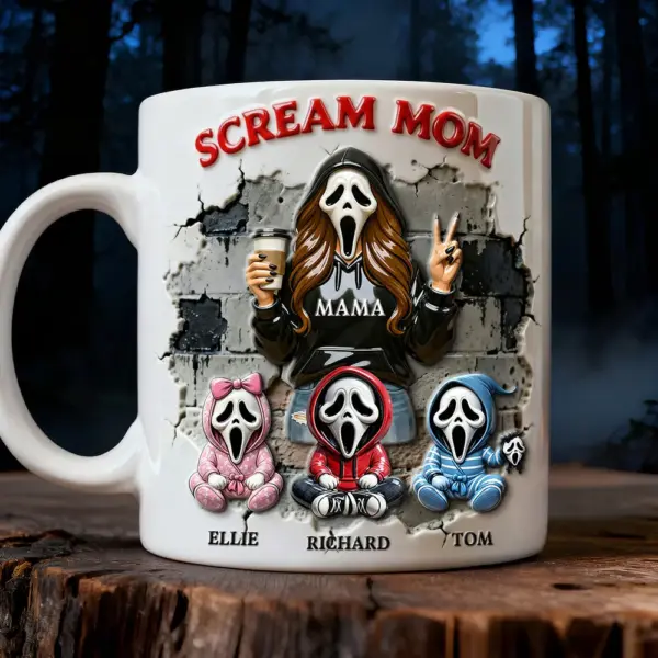 Horror Mom Coffee Mug - Personalized Gifts For Mom