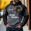 Personalized Harley Davidson Halfzip Hoodie