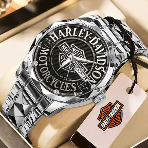 Harley Davidson Alloy Luxury Quartz Watch -THK125706