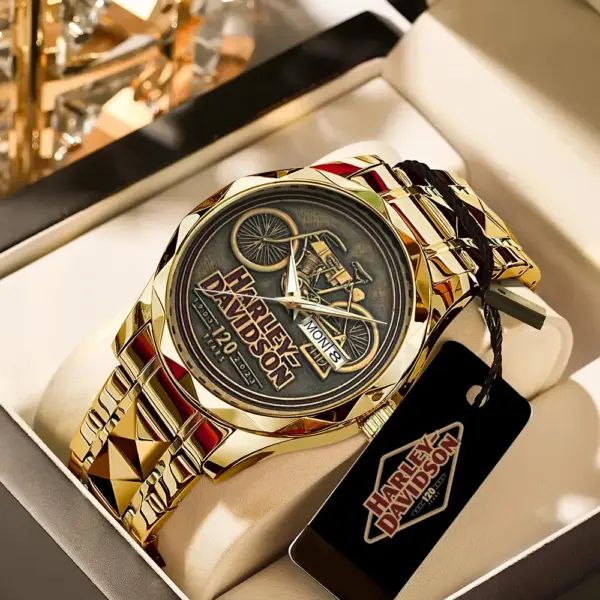 Harley Davidson Alloy Luxury Quartz Watch -THK125678