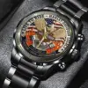Harley Davidson Black Stainless Steel Watch