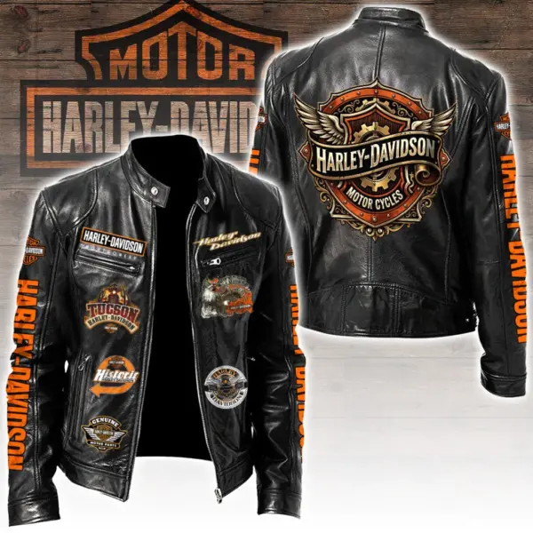 Harley Davidson Motorcycle Leather Jacket