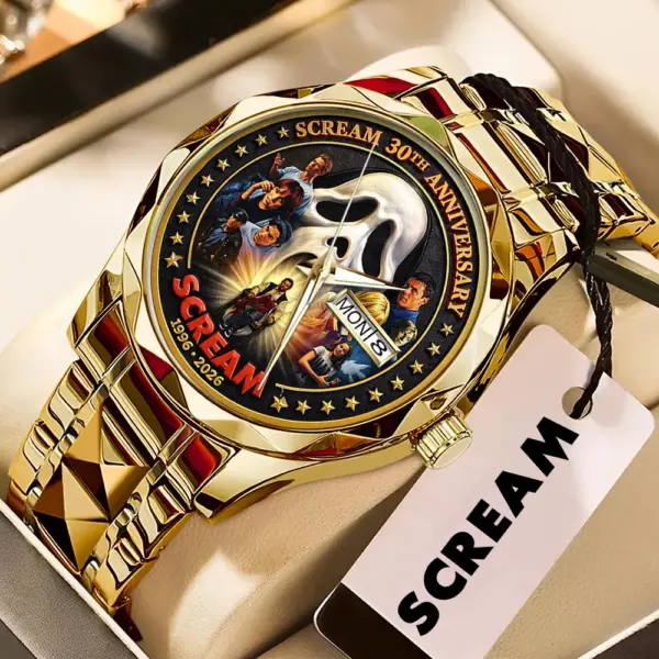 Scream Alloy Luxury Quartz Watch-THK124775