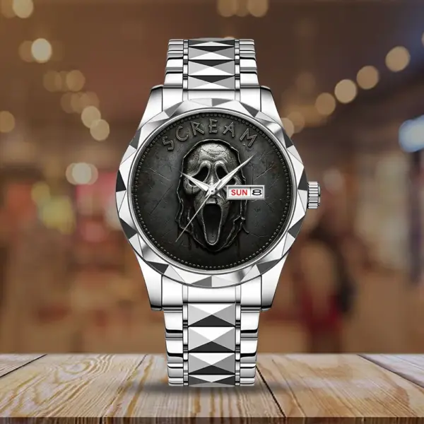 Alternative view of Scream Alloy Luxury Quartz Watch -THK124787