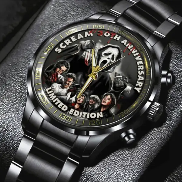 Scream Black Stainless Steel Watch -THK124769