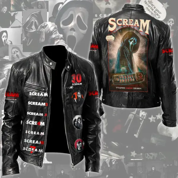 Scream 30th Anniversary Leather Jacket