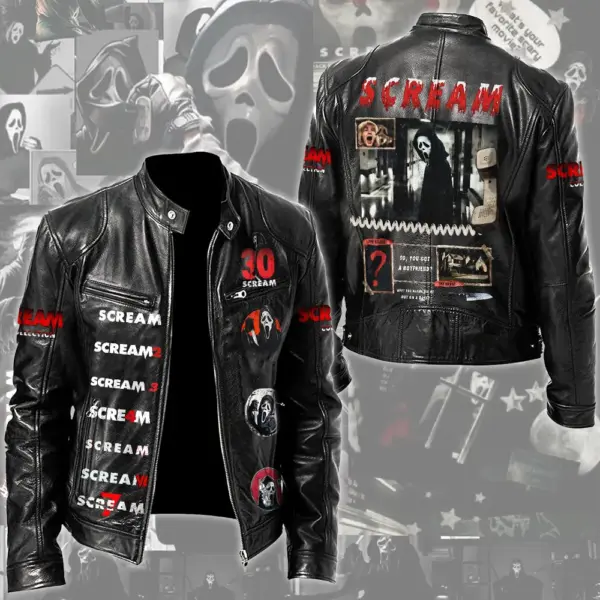 Scream 30th Anniversary Leather Jacket - THK124621