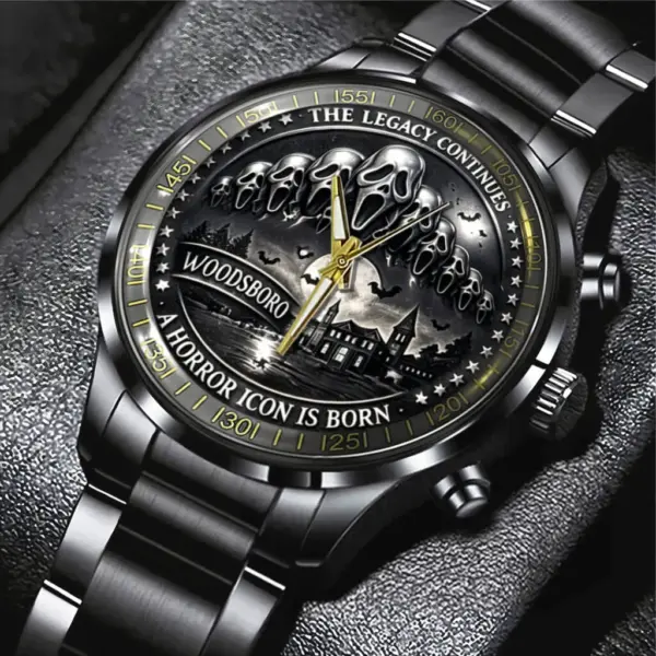 Scream Black Stainless Steel Watch -THK124735